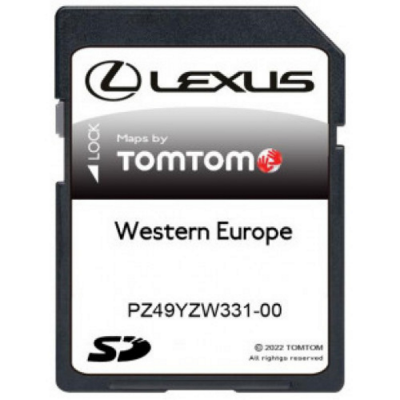 Lexus CT MoveOn Navigation TomTom Sd Card