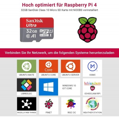 Vemico Raspberry Pi 4 4GO Starter Kit