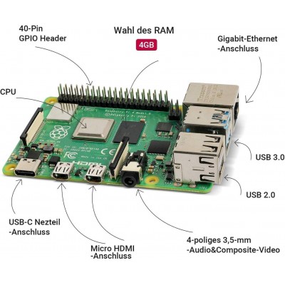 Vemico Raspberry Pi 4 4GO Starter Kit