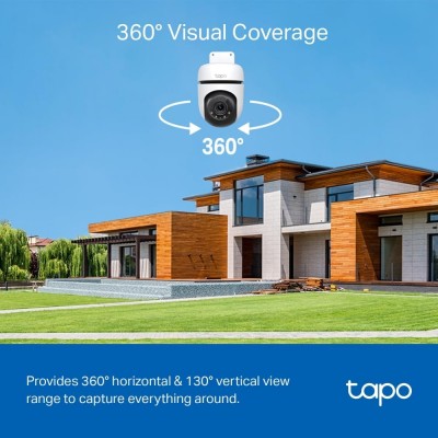 TP-Link Tapo 2K 360° Outdoor WiFi Surveillance Camera C510W, Color Night Vision