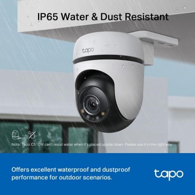 TP-Link Tapo 2K 360° Outdoor WiFi Surveillance Camera C510W, Color Night Vision