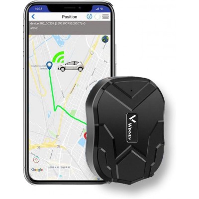 Traceur GPS Voiture TK905 avec App, Étanche et Antivol,  Positionnement de Haute Précision en Temps Réel Winnes