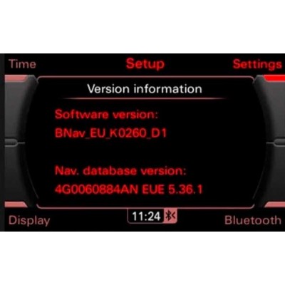 Audi MMI 3G Basic  maps Europe 2023-2024