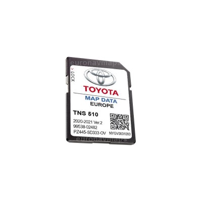 TOYOTA Navigation Sd card TNS 510 Europe 2020-2021 V2